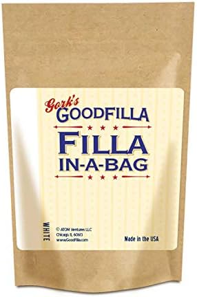 GoodFIlla White, 12 oz, Wood and Grain Filler Powder, Stainable, Paintable, Sandable, Versatile | Zero Waste