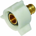 SharkBite 1/2 Inch NPSM Crimp Swivel Adapter, Brass Plumbing Fittings, PEX Pipe, PE-RT, UC526LFA