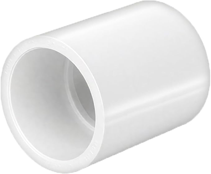 LESSO 4 Inch PVC Pipe Coupling Adapter, SCH40 Heavy Duty UPVC Slip x Slip Connection - ASTM D2466 Standard for Plumbing, Irrigation & Pool Systems