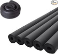 Pipe Insulation Foam Tube 1-1/8" ID*3/8" Foam Tubing Black Pipe Cover Heat Preservation for Outdoor Water Pipe Insulation,AC Unit, Guitar Stands, Exercise Machine Handle and Roof Rack Etc