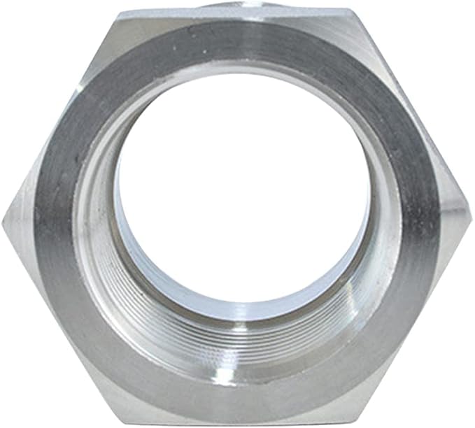 Joywayus Stainless Steel Hex Head Bushing Reducer Pipe Fitting 3/4 NPT Male × 1/2 G Female (Pack of 2)