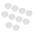 MECCANIXITY 20Pcs Snap Rubber Grommet Plug Mount Dia 8.5mm ID 6mm Narrow Groove Width 2mm Seal Anti-Scratch for Electrical Box Cable Pipes Transparent
