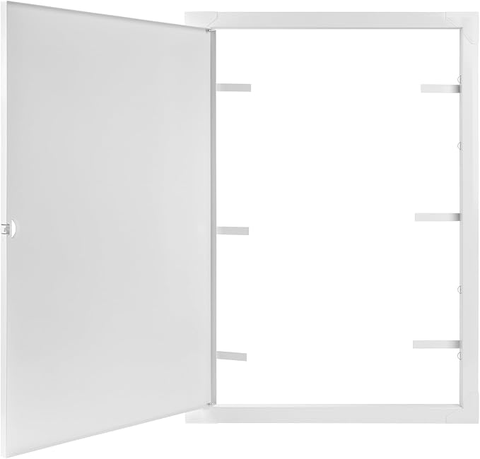 16x24 Inch White Access Panel – Metal Rectangular Wall & Ceiling Access Door for Plumbing Electrical HVAC – Easy Install Indoor Panel for Drywall Home Improvement and Maintenance