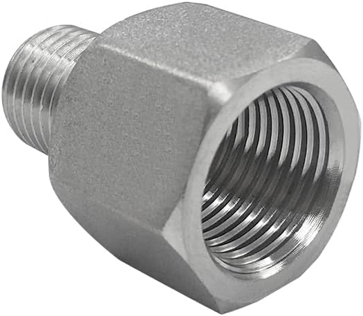 Stainless Steel Reducer Adapter 1/4" NPT Female x 1/4" NPT Male (Pack of 5)