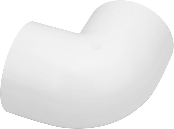 4 Inch 90 Degree Elbow 2 Way Right Angle PVC Pipe Fitting, Furniture Build Grade SCH40 (Socket x Socket) 4" PVC Fitting Connectors for DIY Shelf Garden Support Structure