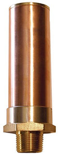 Zurn WH2950-B-XL Copper Lead-Free Water Hammer Arrestor, 3/4" MNPT Thread, 4.3 cu. in. Air Chamber Volume, 5-5/8" Height, 1-5/8" Diameter