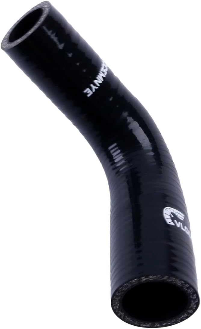 4-Ply 90 Degree High Performance Elbow Silicone Hose Coupler ID 1 1/4" -1 1/2" inch (32mm-38mm) Length 4 inch (102mm) Black