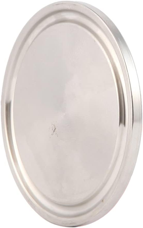 2" Tri Clamp End Cap Stainless Steel Sanitary Plug for 64mm OD Tri Clamp Clover (Pack of 2)