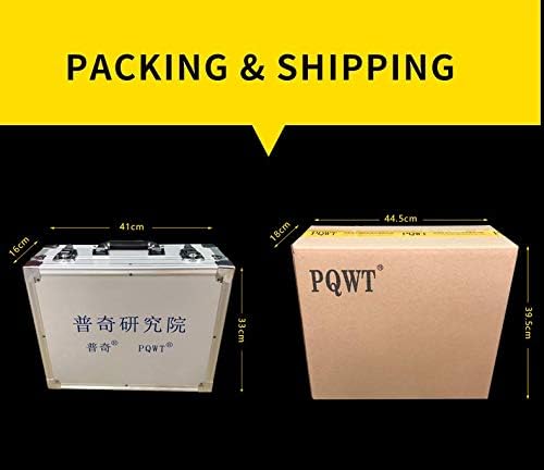 PQWT L5000 Underground Water Leak Detectors Indoor Outdoor Wall Water Pipe Detector Machine Multi Sensor Acoustic Pipeline Leakage Detection Kit Noise Reduction Headphone Smart Touchscreen Carry Case