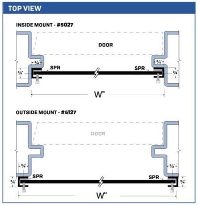 2 in 1 Bundle - Outside Mount Door Flood Barrier Shield (5127MA) + Door Flood Barrier Threshold (319MA), size: (36'' x 36'')