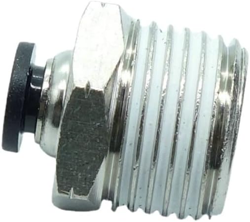 CDQBWQDJT 5 Pcs Pneumation Fitting 1/4" Tube OD Push To Connect X 1/2 NPT Pipe Male Connector