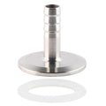 1.5" Tri Clamp to 3/4" Barb Fitting Stainless Sanitary Home Brew Adapter (Ferrule OD 50.5mm)