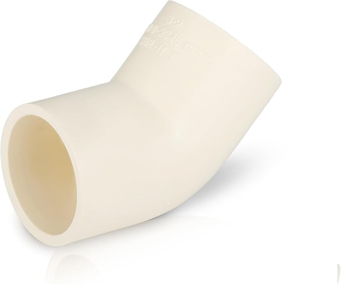 150-PACK EFIELD CPVC Elbow,1" Slip x Slip 45-Degree Elbow Fitting,(CPVC009-10-150PCS)