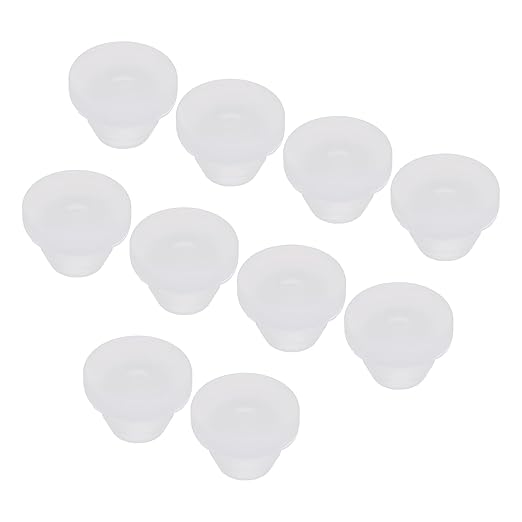 MECCANIXITY 20Pcs Snap Rubber Grommet Plug Mount Dia 4.5mm ID 2mm Narrow Groove Width 1.5mm Seal Anti-Scratch for Electrical Box Cable Pipes Transparent