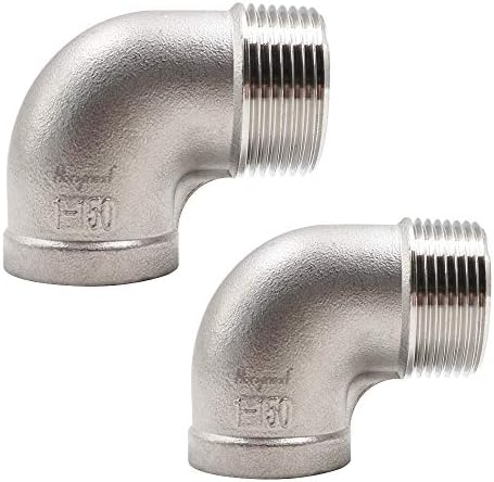 1'' NPT Stainless Steel Elbow Fitting 90 Degree Street Elbow,2Pc