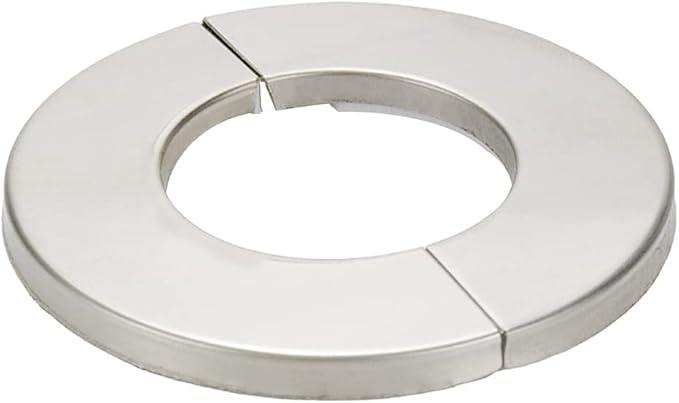 Wall Split Flange, Stainless Steel Round Escutcheon Plate for 1.33"/34mm Diameter Pipe, Pack of 4