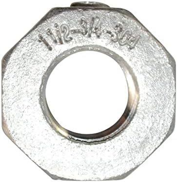 1-1/2" Male NPT to 3/4" Female NPT Female Reducing/Reducer Bushing Pipe Fitting,Adapter,Stainless Steel SS 304 Hex Bushing