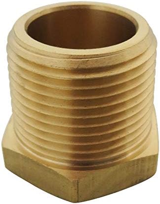 Brass Pipe Fitting Assortment Kit, 3/8" x 3/8" NPT Male Nipple & 3/8" NPT Male x 1/4" NPT Male Reducing Nipple & 1/2" NPT Male x 1/4" NPT Female Bushing