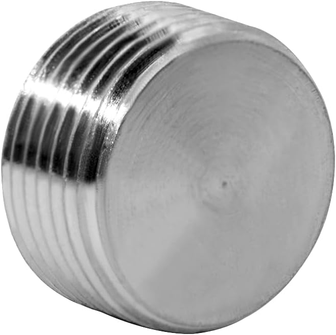 Joywayus 3PCS Stainless Steel Internal Hex Countersunk Thread Socket Pipe Plug 3/4"NPT Male