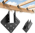 16 Pcs Joist Hangers, 2mm Heavy Duty Hurricane Ties for 2x4 2x6 Truss