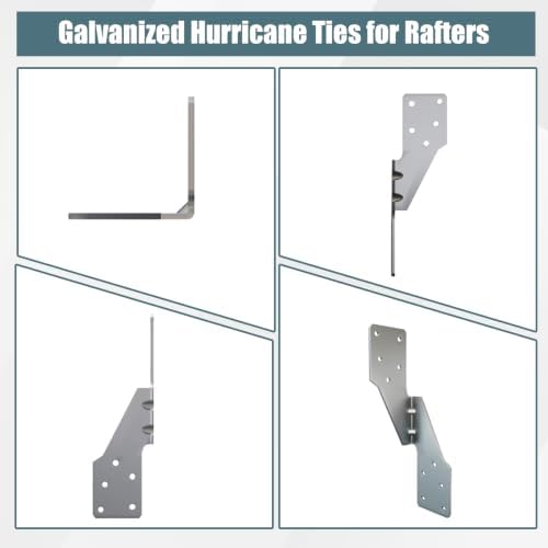 120 Pcs Left Size Galvanized Steel Hurricane Straps Tie Brackets|