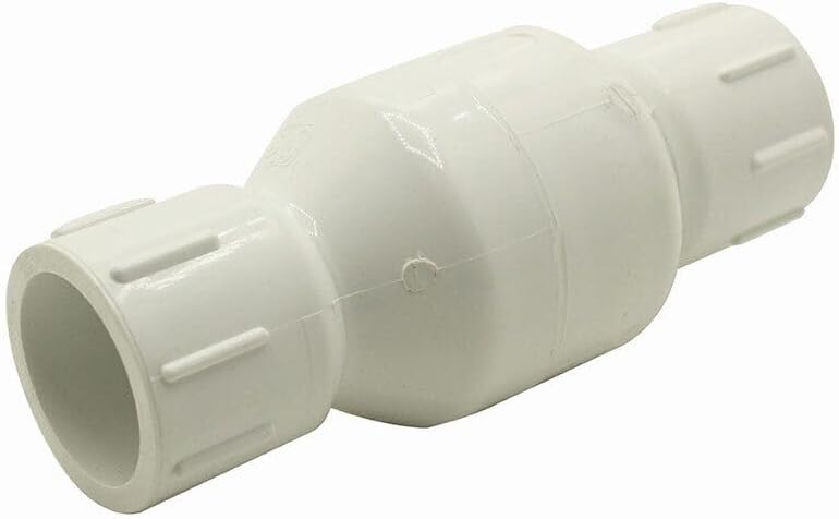 Replacement 1-1/4 Inch Slip PVC Spring Check Valve for Thrifco Plumbing 6415198