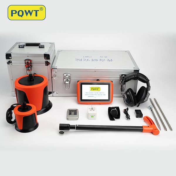 PQWT-L6000 Outdoor Water Pipeline Leak Locator for Public Utilities Water Leak Finder Water Leakage Detector for Depth 5m