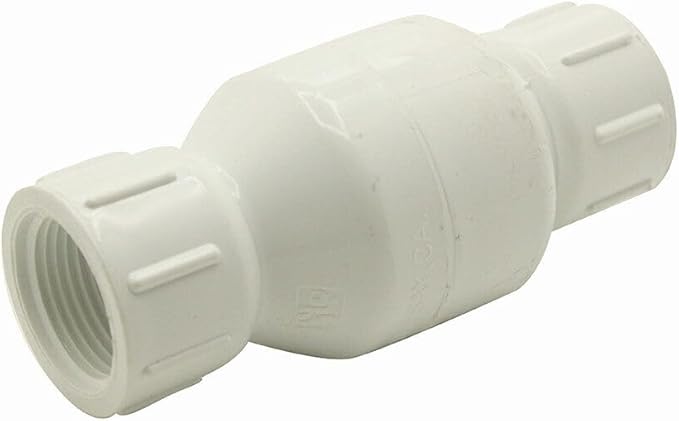 Replacement 1-1/4 Inch Threaded PVC Swing Check Valve for Thrifco Plumbing 6415313