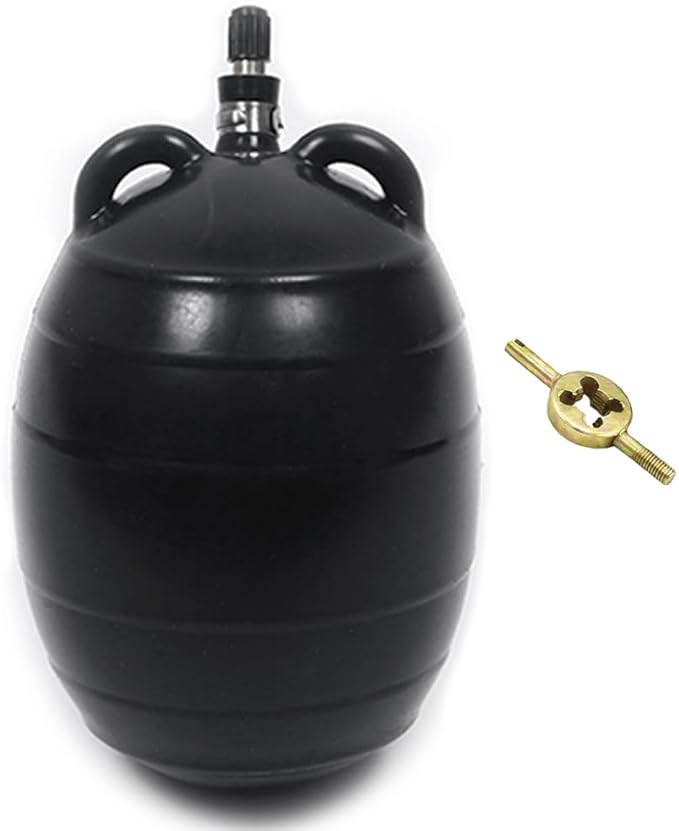 4 Inch Inflatable Pipe Plug, Water Shut Off Airbag for Drain & Sewer Lines - Reusable Rubber Test Ball, Temporary Water Blocker for Pipe Repair, Closed Water Testing & Maintenance