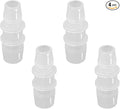 5/16" to 3/16" Hose Barb Reducer Pipe Fittings Adapter, Plastic Joint connector Splicer Mender for Aquarium Household Transport Fuel Gas Liquid Air (Pack of 4 .)