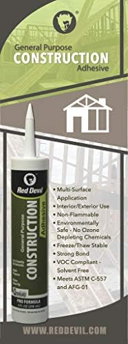 Red Devil 0779 General Purpose Construction Adhesive, 28 oz.