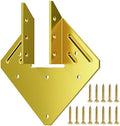 Hurricane Ties for Rafters, 10 Pack, Yellow-Plated Steel