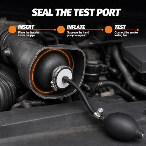 Car Smoke Machine Leak Detector Inflatable Bladder