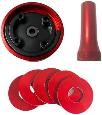 Universal Gas Cap Adapter For Easy EVAP Leak Testing - Includes Fuel Flap Bypass Opener Cylinder - For Automotive Smoke Machine Leak Detector