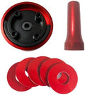 Universal Gas Cap Adapter For Easy EVAP Leak Testing - Includes Fuel Flap Bypass Opener Cylinder - For Automotive Smoke Machine Leak Detector