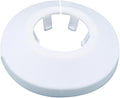 20mm Pipe Cover Decoration; Fit 0.79" Outer Diameter Pipe/Hole; White PP Plastic Escutcheon Collar; Snap-on Water Escutcheon Plate for Bathroom Kitchen Wall Tube Decor 1Pc