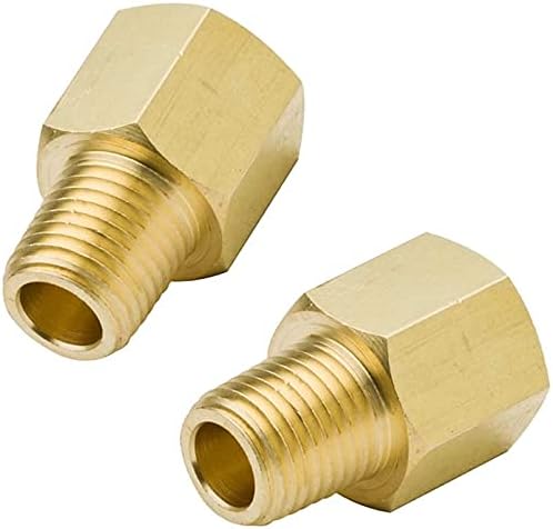 Legines Brass Pipe Fitting, NPT Adapter 3/4" Female to 1/2" Male Reducing Adaptor 1200psi High Pressure (Pack of 2)