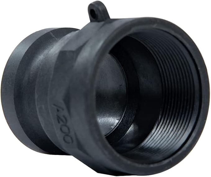 1 PC Poly Cam Lock Fittings 2 inch Standard Part A Cam Groove Hose Fitting 2 Camlock Fittings, 2" Male Aadapter x 2" Female Thread Camlock Fittings 2 inch