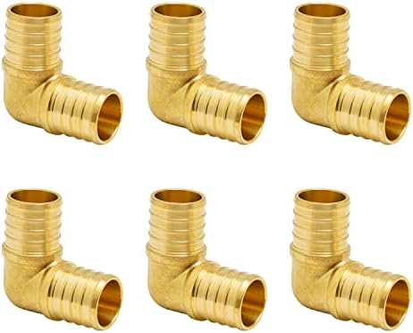 SUNGATOR 6-Pack 1 Inch PEX 90 Degree Elbow