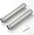 TAISHER 2Pcs 304 SS Nipple Cast Pipe Fitting 3/4" NPT Male, 10" Length