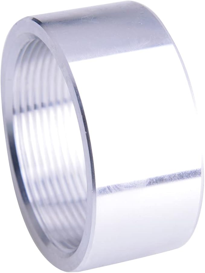 Aluminum 2 Inch NPT Female Thread Weld On Pipe Fitting Bung 2" NPT Female Pipe Coupling 2Pcs