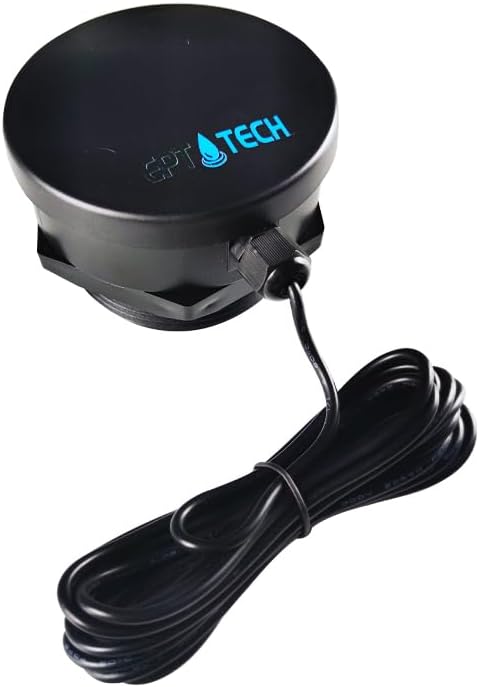 TLC2206 Tuya Smart Life Mobile APP Wireless WiFi Remote Ultrasonic Contactless Indoor Waterproof IP67 Liquid Water Oil Fuel Level Tank Monitor Sensor Controller Automatic Alarm Indicator
