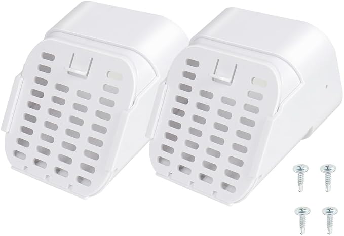 3"x4" 2 Pack Gutter Downspout Extensions Gutter Downspouts Downspout Diverter Outlet Filter and Leaf Guard for Bottom of Downspouts Extender