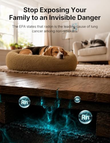 X-Sense Wi-Fi Radon Detector for Home with APP Notification, Model XR0A-iR