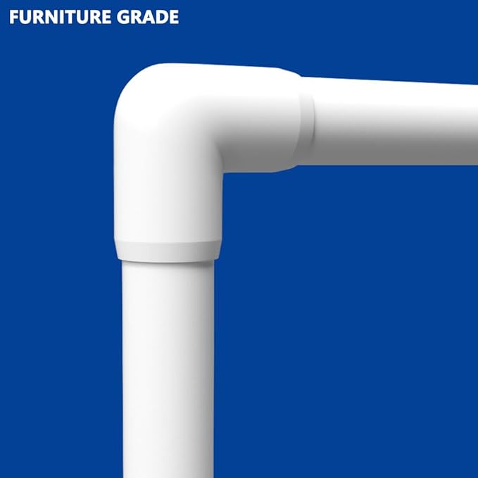 ‌letsFix 90 Degree PVC Fittings 3/4 Inch (10-Pack), Furniture-Grade, Heavy-Duty Pipe Connectors for Plumbing, DIY Projects, and Home Furniture Assembly, Compatible with 3/4" Schedule 40 PVC Pipes‌