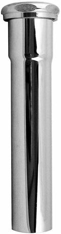 Replacement 22 Gauge 1-1/4 Inch x 6 Inch Chrome Plated Brass Tubular Extension Tube Slip Joint Connection - Includes Nuts and Washers for Thrifco Plumbing 4400648