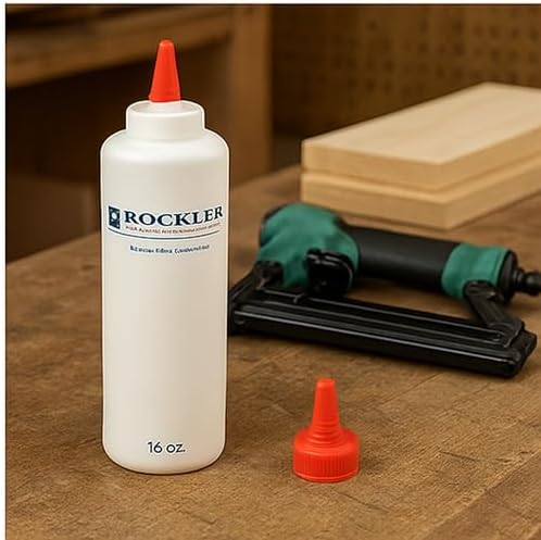 16 oz Refillable Glue Bottle with Precision Tip for Woodworking, Clog-Free
