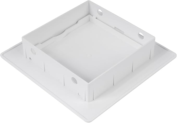 4x4 Inch White Access Panel – ABS Plastic Rectangular Wall & Ceiling Access Door for Plumbing Electrical HVAC – Easy Install Indoor Panel for Drywall Home Improvement and Maintenance