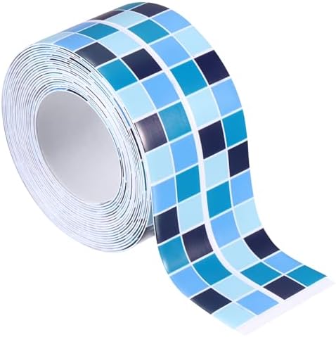 PATIKIL Caulk Tape 1.5" x 10.5 Ft, Self Adhesive Sealing Tape Waterproof Toilet Tub Caulk Sealant Strip Sealing Trim for Kitchen Bathroom Toilet Bathtub Sink Countertop, Dark Blue