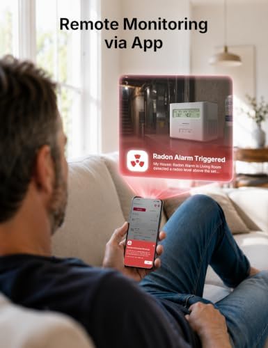 X-Sense Wi-Fi Radon Detector for Home with APP Notification, Model XR0A-iR